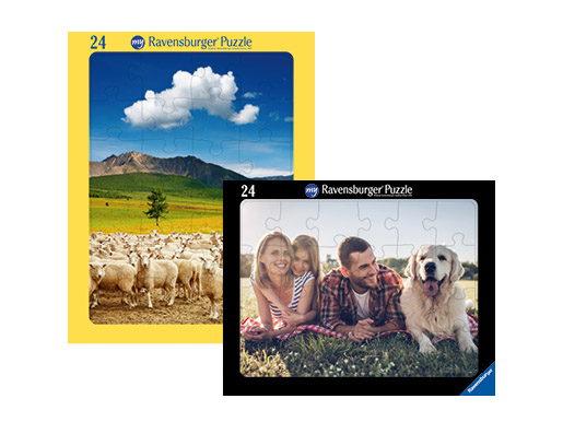 Ravensburger Rahmenpuzzle mit eigenem Foto 24 Teile